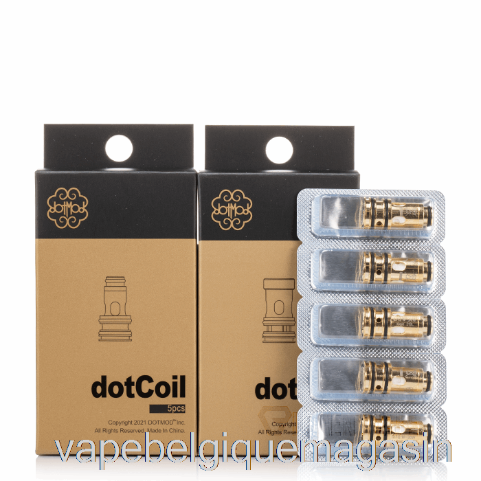 Vape Shop Bruxelles Dotmod Dotcoils 0.9ohm Dotaio V2 Coils (base Plate)